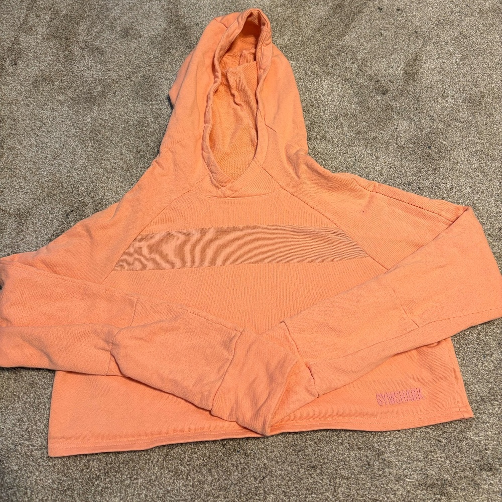 Gymshark Peach Movement Cropped Hoodie